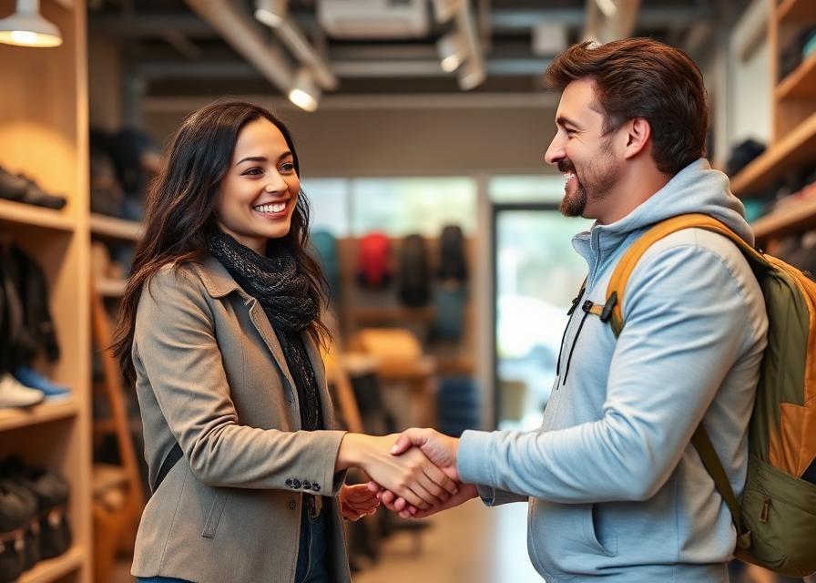 Creator and brand owner collaborating